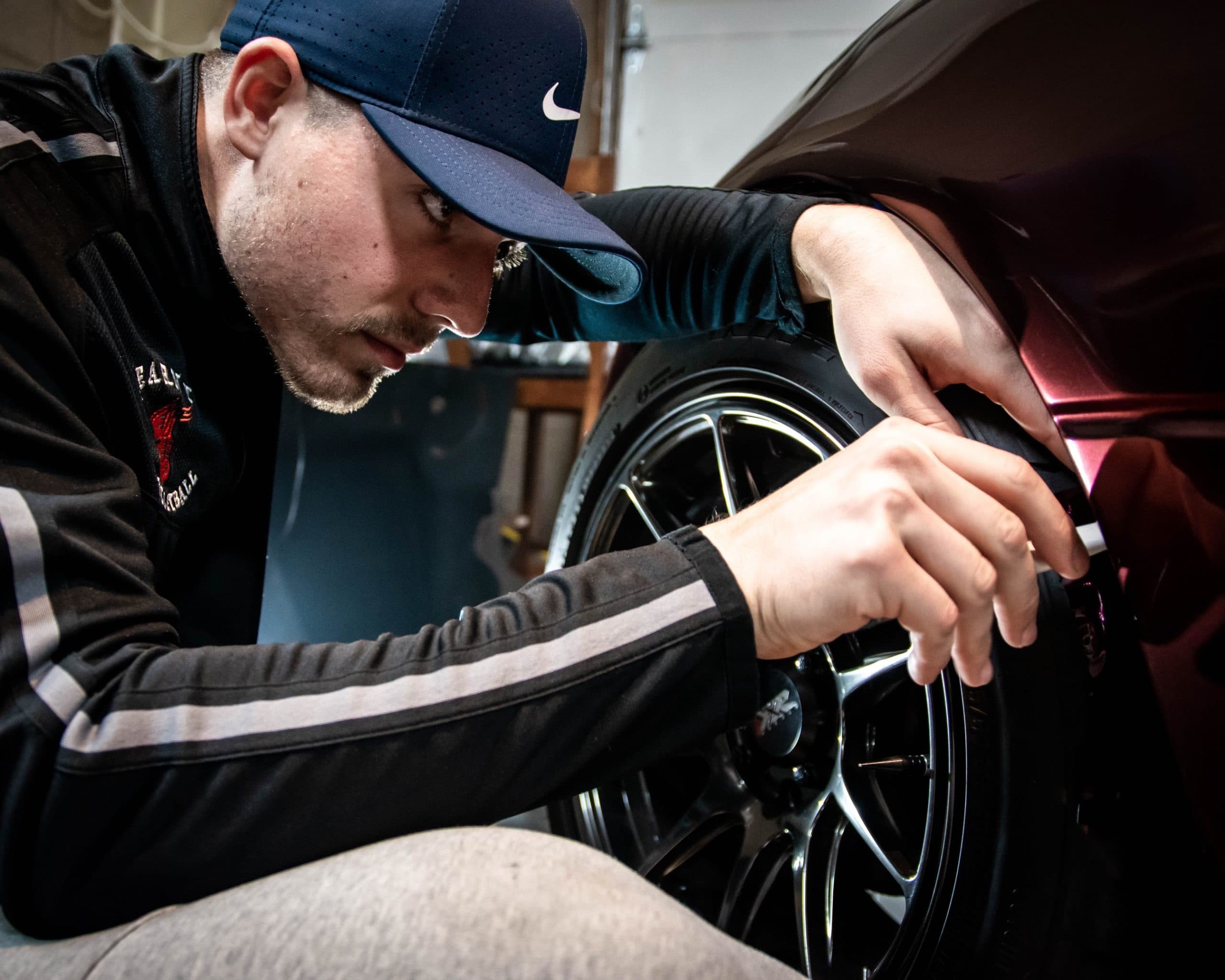 Gustavo working on a Superior Class Wraps project
